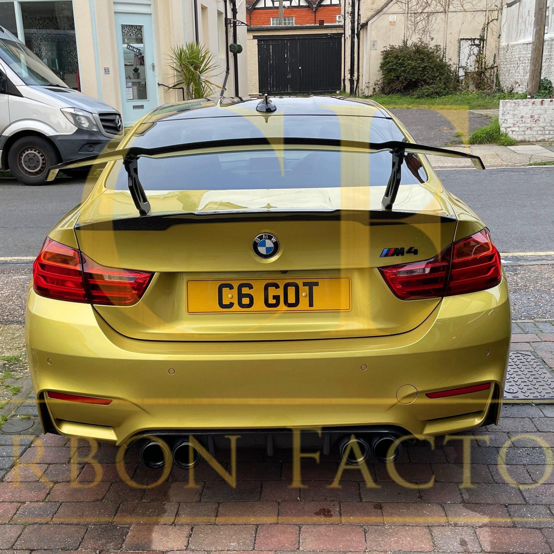 GTS V Style Carbon Fibre Boot Spoiler for BMW F80 M3 F82 F83 M4 14-20