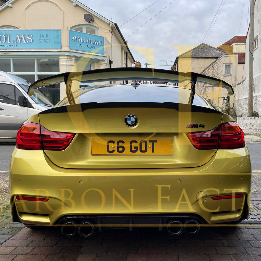 GTS V Style Carbon Fibre Boot Spoiler for BMW F80 M3 F82 F83 M4 14-20
