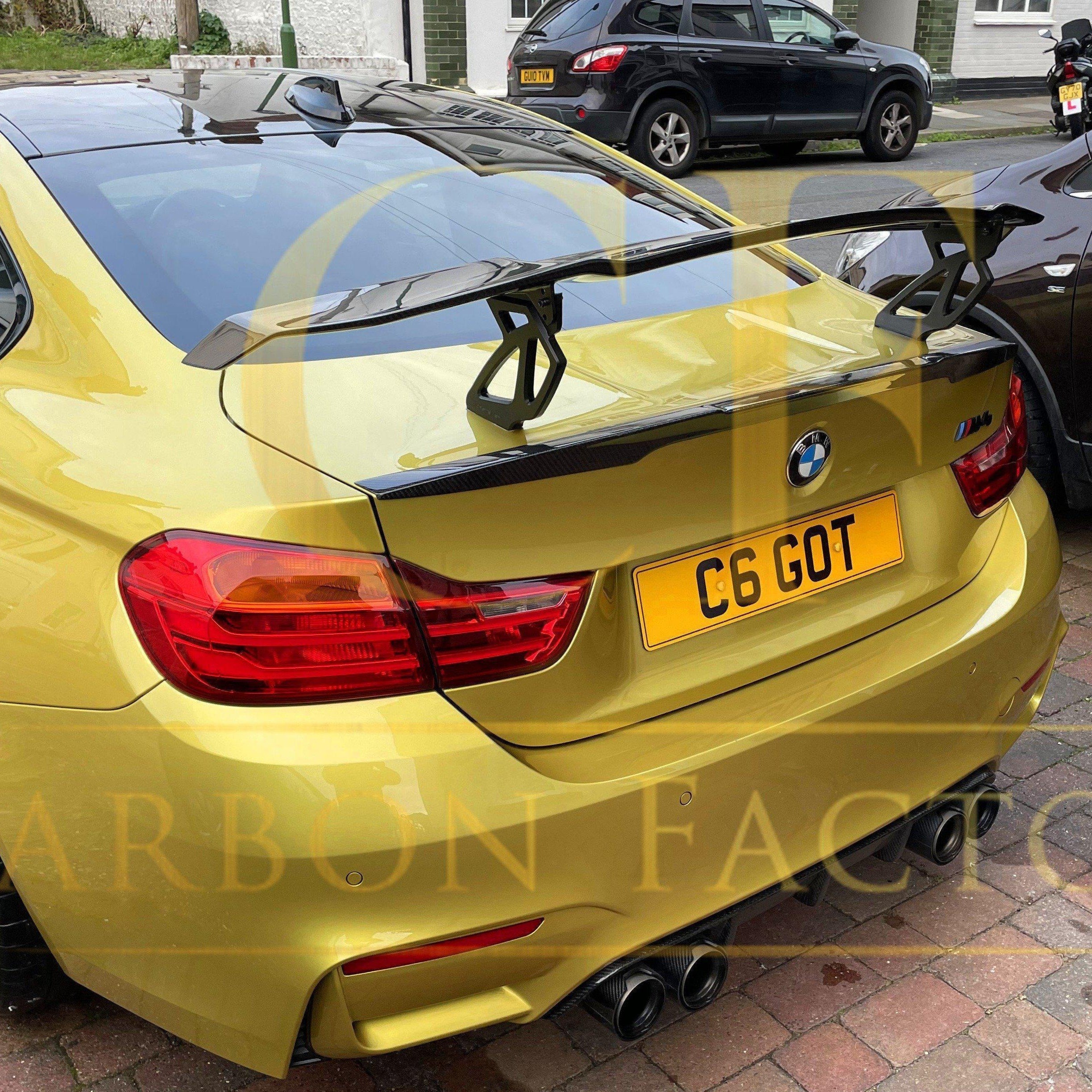 GTS V Style Carbon Fibre Boot Spoiler for BMW F80 M3 F82 F83 M4 14-20