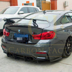 GTS V Style Carbon Fibre Boot Spoiler for BMW F80 M3 F82 F83 M4 14-20