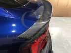 H Style Carbon Fibre Boot Spoiler for Audi B9 A5 S5 RS5 4 Door 17-24