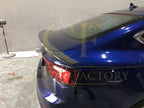 H Style Carbon Fibre Boot Spoiler for Audi B9 A5 S5 RS5 4 Door 17-24