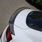 H Style Carbon Fibre Boot Spoiler for Audi B9 A5 S5 RS5 4 Door 17-24