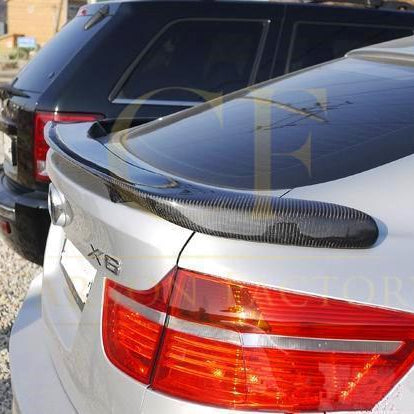 H Style Carbon Fibre Boot Spoiler for BMW E71 X6 09-14