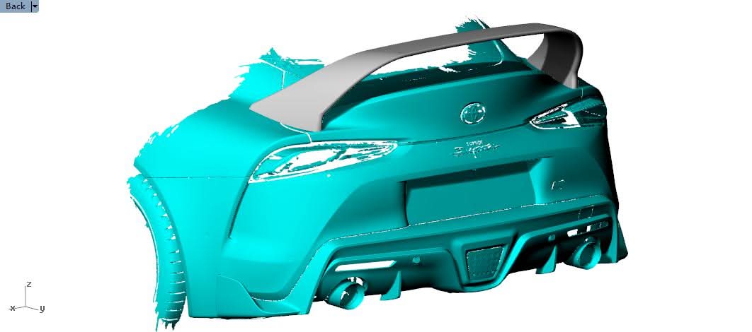 MB Style Carbon Fibre Rear Spoiler for Toyota A90 Supra 19-Present