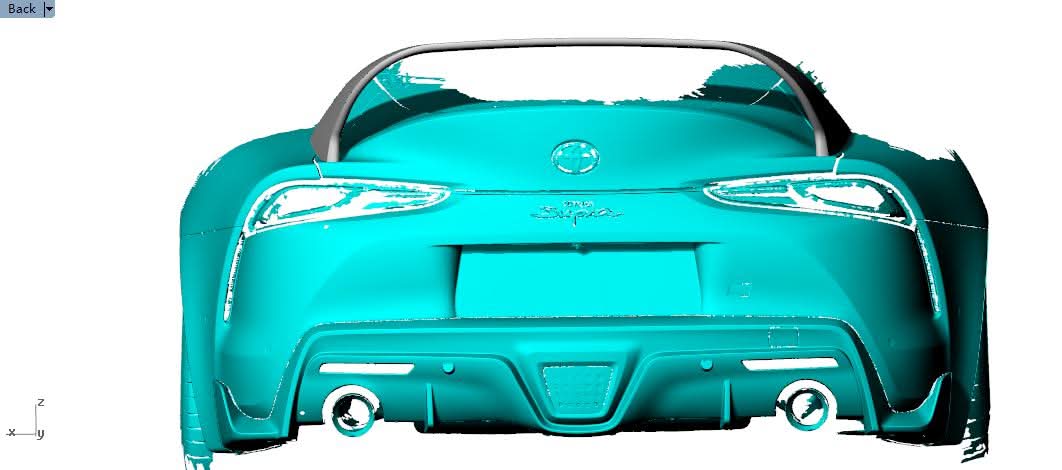 MB Style Carbon Fibre Rear Spoiler for Toyota A90 Supra 19-Present