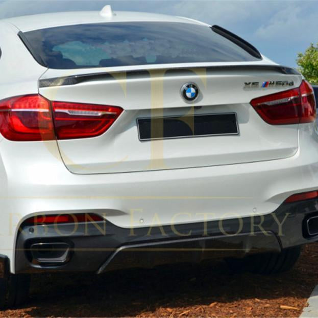 MP B Style Carbon Fibre Boot Spoiler for BMW F16 X6 F86 X6M 15-18