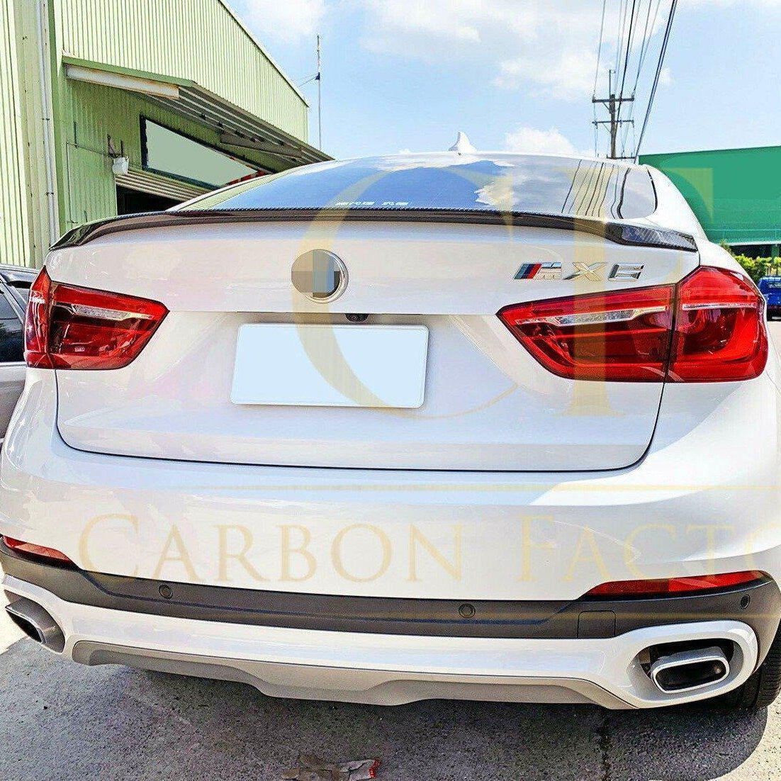 MP B Style Carbon Fibre Boot Spoiler for BMW F16 X6 F86 X6M 15-18
