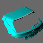 MP Style Carbon Fibre Roof Spoiler for BMW F15 X5 F85 X5M 14-18