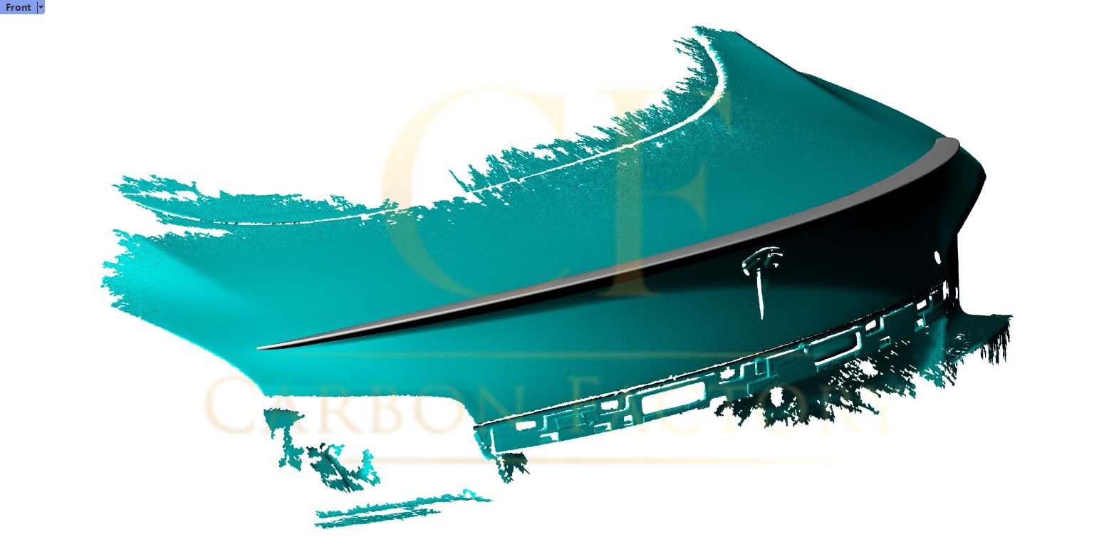 OEM Style Matt Carbon Fibre Boot Spoiler for Tesla Model S 13-Present