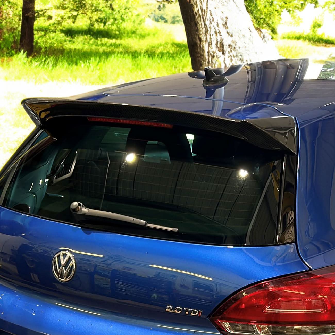 OSIR Style Carbon Fibre Roof Spoiler for VW Scirocco 09-14