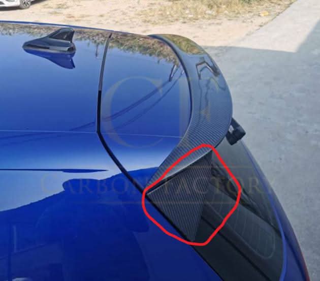 OSIR Style Carbon Fibre Spoiler Side Plates for VW Golf MK8 21-Present