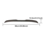 P Style Carbon Fibre Boot Spoiler for VW Golf MK7 GTI GTD & R 14-20