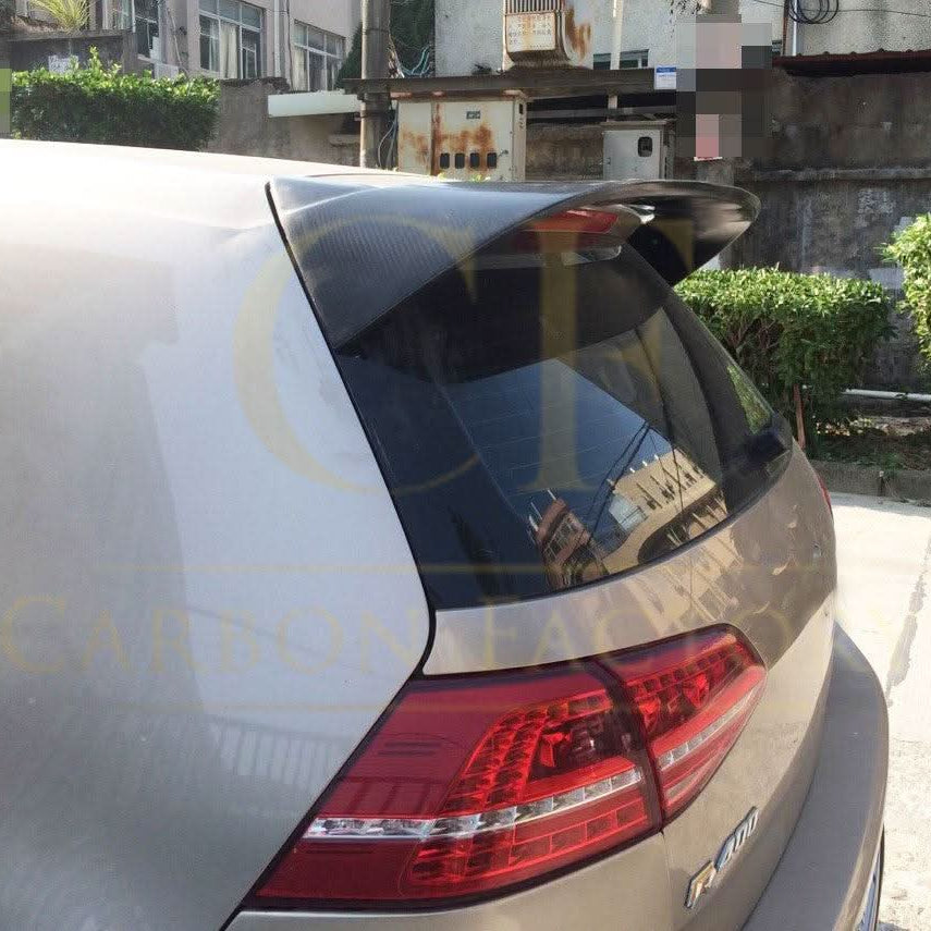 P Style Carbon Fibre Roof Spoiler for VW Golf MK7 14-20