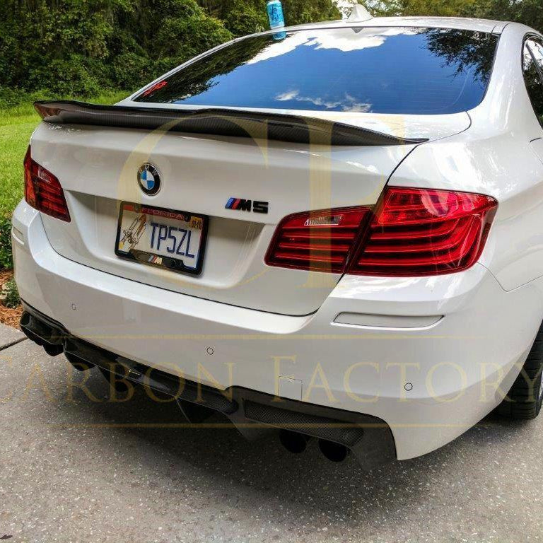 PSM Style Carbon Fibre Boot Spoiler for BMW 5 Series F10 inc M5 10-17