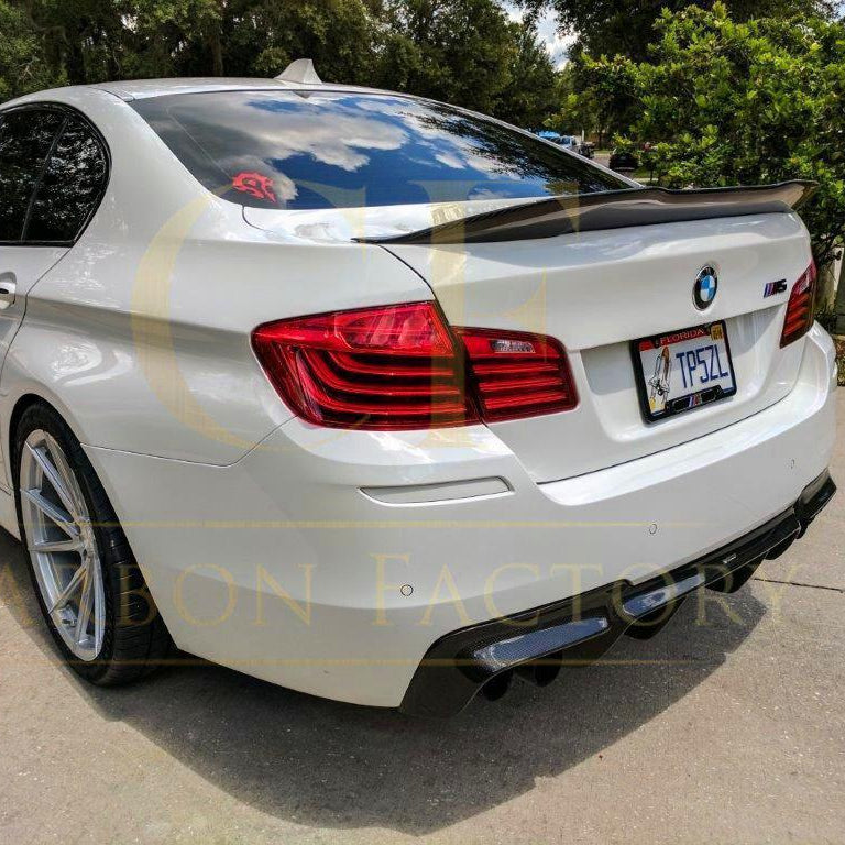 PSM Style Carbon Fibre Boot Spoiler for BMW 5 Series F10 inc M5 10-17