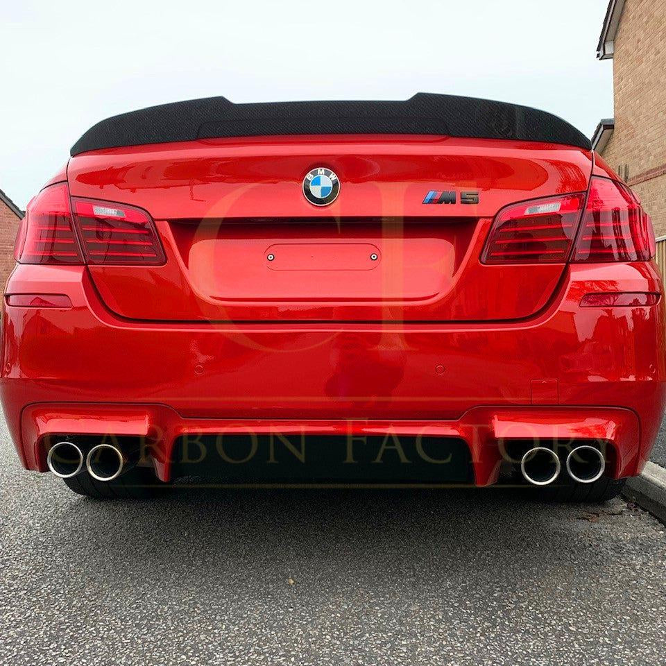 PSM Style Carbon Fibre Boot Spoiler for BMW 5 Series F10 inc M5 10-17