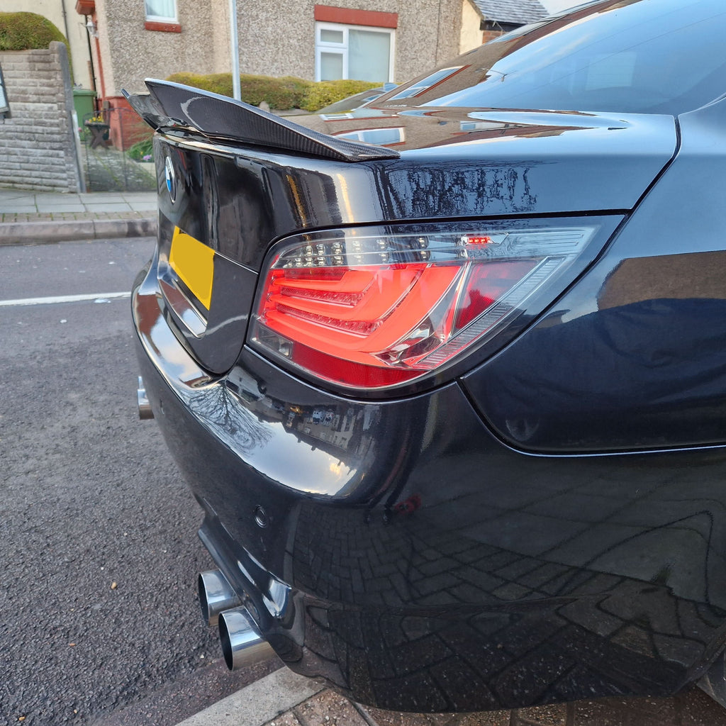 PSM Style Carbon Fibre Boot Spoiler for BMW E60 5 Series inc M5 03-10