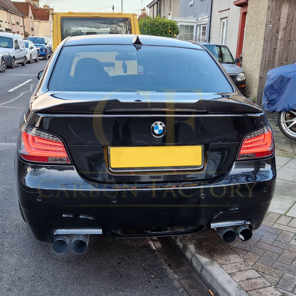 PSM Style Carbon Fibre Boot Spoiler for BMW E60 5 Series inc M5 03-10