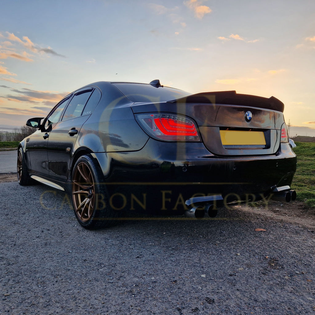 PSM Style Carbon Fibre Boot Spoiler for BMW E60 5 Series inc M5 03-10
