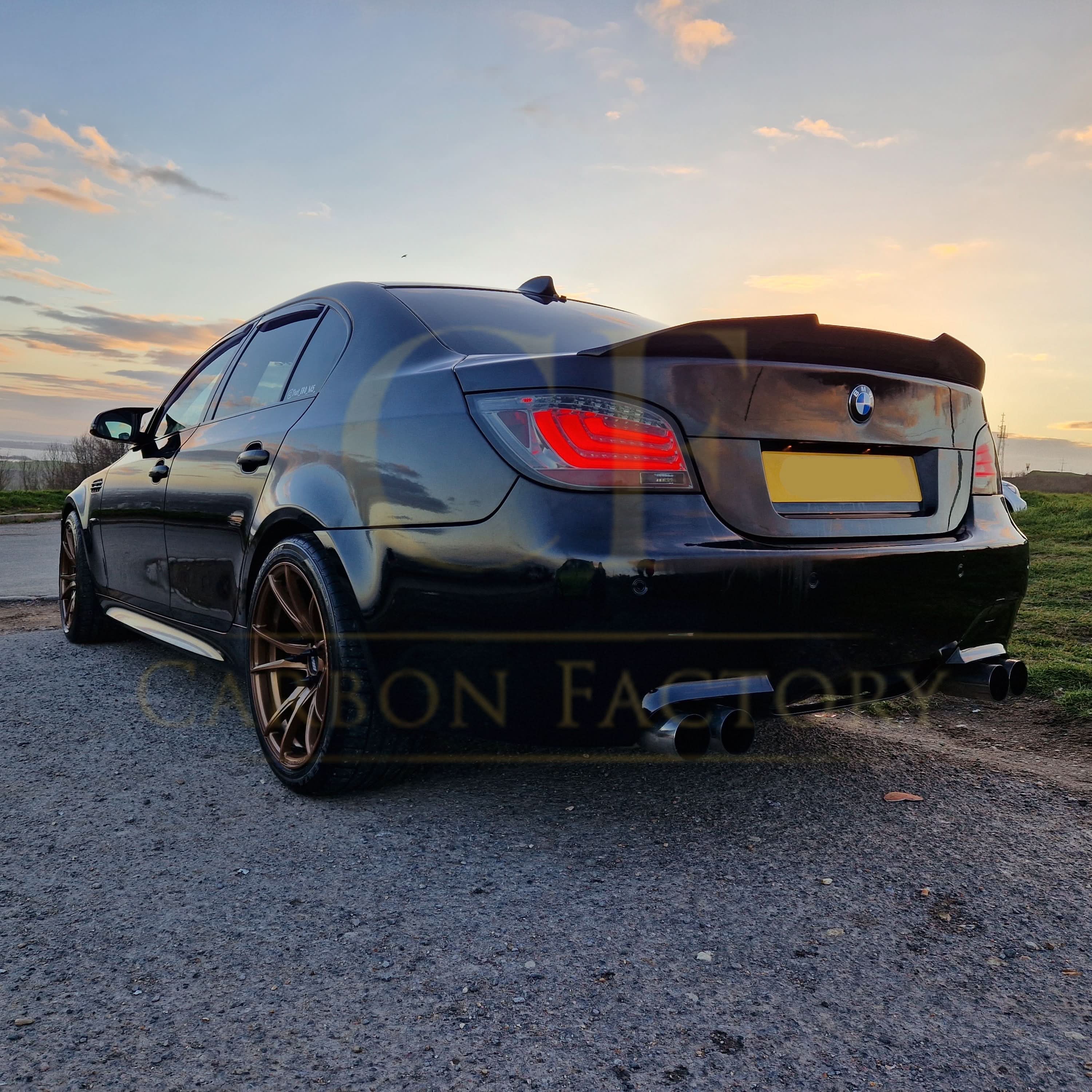 PSM Style Carbon Fibre Boot Spoiler for BMW E60 5 Series inc M5 03-10
