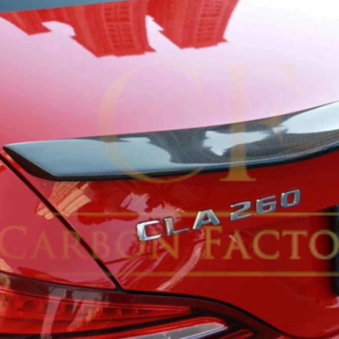 PSM Style Carbon Fibre Boot Spoiler for Mercedes Benz W117 CLA 13-19