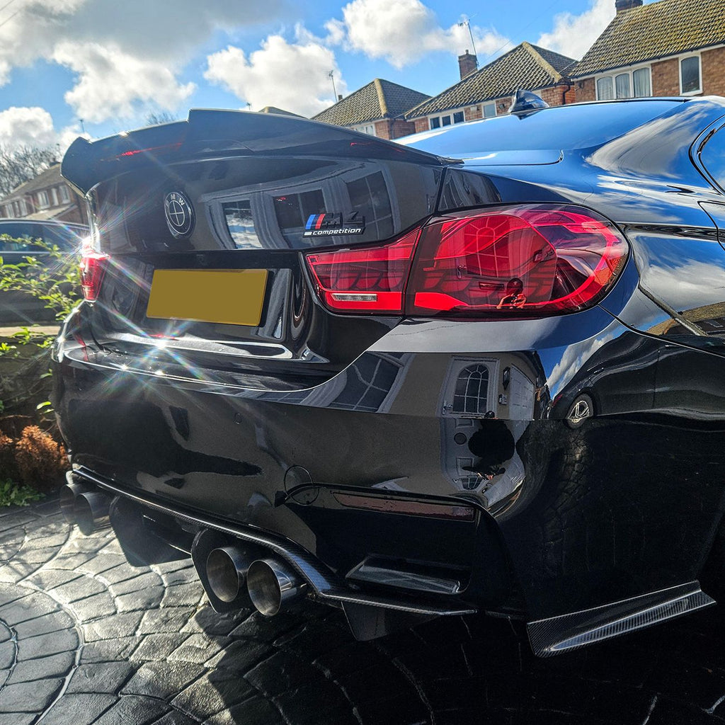 PSM Style Pre-Preg Carbon Fibre Boot Spoiler for BMW F82 M4 Coupe 14-20
