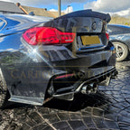 PSM Style Pre-Preg Carbon Fibre Boot Spoiler for BMW F82 M4 Coupe 14-20