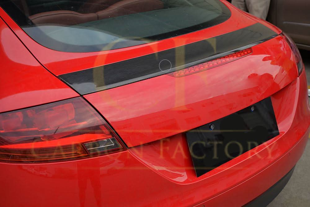 R Style Carbon Fibre Boot Spoiler for Audi 8J TT TTS MK2 07-14