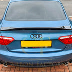 R Style Carbon Fibre Boot Spoiler for Audi B8 B8.5 A5 4 Door 07-16