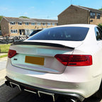 R Style Carbon Fibre Boot Spoiler for Audi B8 B8.5 S5 RS5 2 Door 07-16