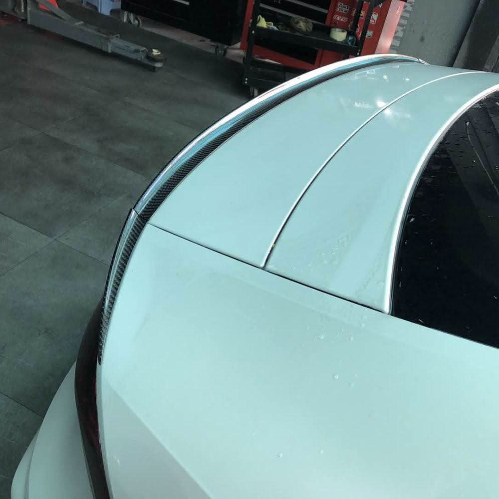 V Style Carbon Fibre Boot Spoiler for Audi 4K A7 S7 RS7 19-22