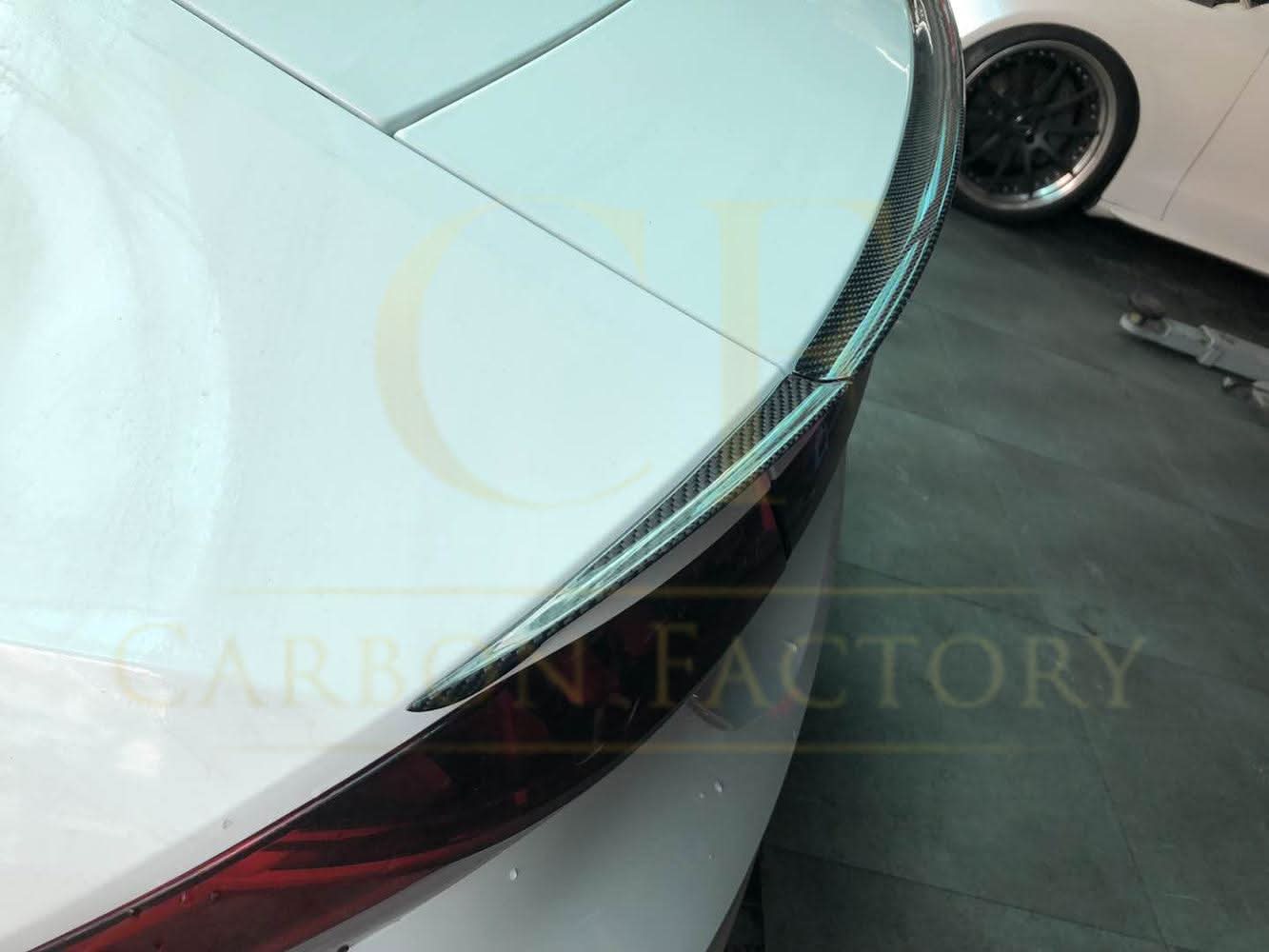 V Style Carbon Fibre Boot Spoiler for Audi 4K A7 S7 RS7 19-22