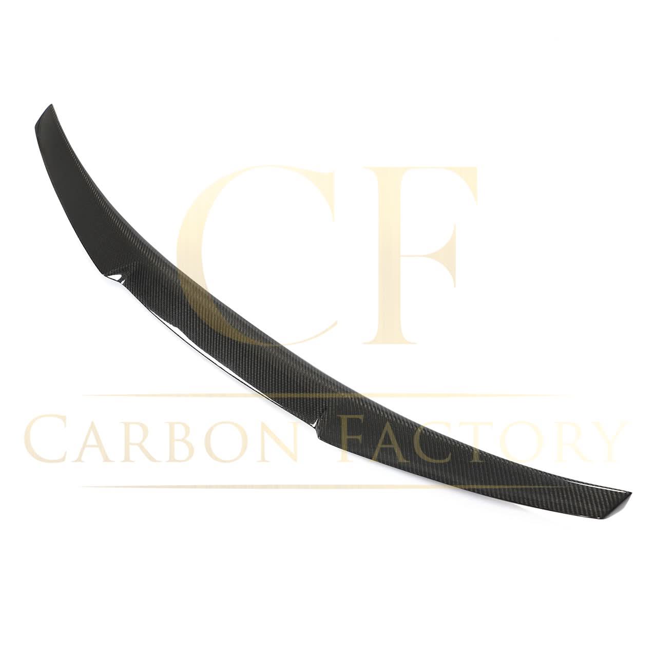 V Style Carbon Fibre Boot Spoiler for Audi A3 S3 RS3 Saloon 20-24