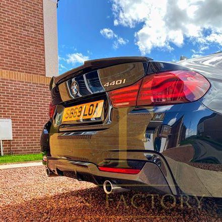 V Style Carbon Fibre Boot Spoiler for BMW 4 Series F32 Coupe 14-20