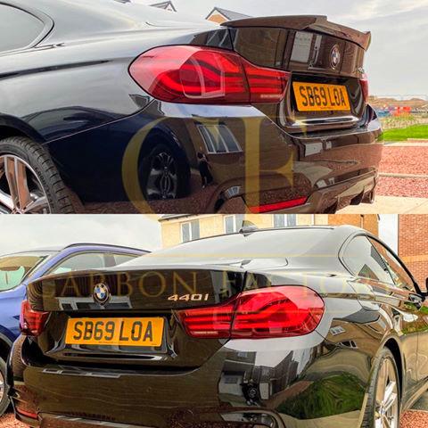 V Style Carbon Fibre Boot Spoiler for BMW 4 Series F32 Coupe 14-20