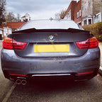 V Style Carbon Fibre Boot Spoiler for BMW 4 Series F32 Coupe 14-20