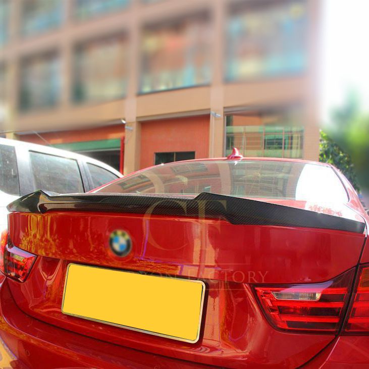 V Style Carbon Fibre Boot Spoiler for BMW 4 Series F32 Coupe 14-20