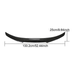 V Style Carbon Fibre Boot Spoiler for BMW E60 5 Series inc M5 03-10
