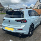 V Style Carbon Fibre Boot Spoiler for VW Golf MK8 inc GTI & R 21-Present