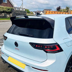 V Style Carbon Fibre Boot Spoiler for VW Golf MK8 inc GTI & R 21-Present