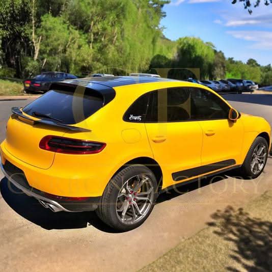 V Style Carbon Fibre Mid Spoiler for Porsche Macan 14-20