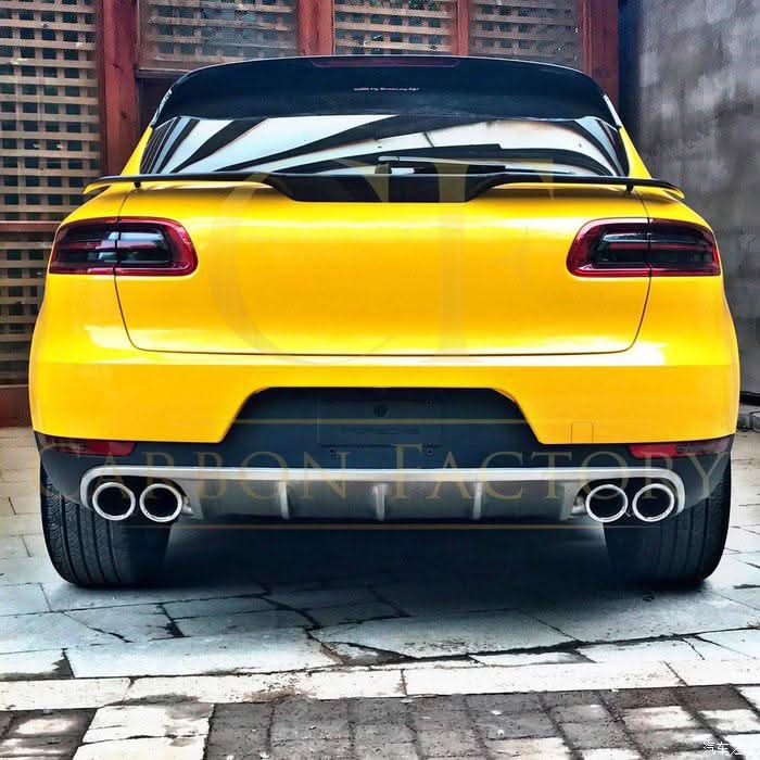 V Style Carbon Fibre Mid Spoiler for Porsche Macan 14-20