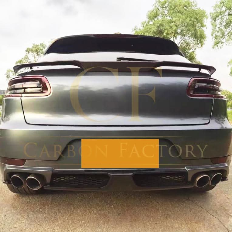 V Style Carbon Fibre Mid Spoiler for Porsche Macan 14-20