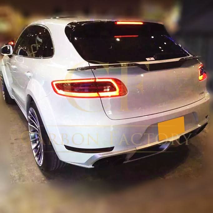 V Style Carbon Fibre Mid Spoiler for Porsche Macan 14-20