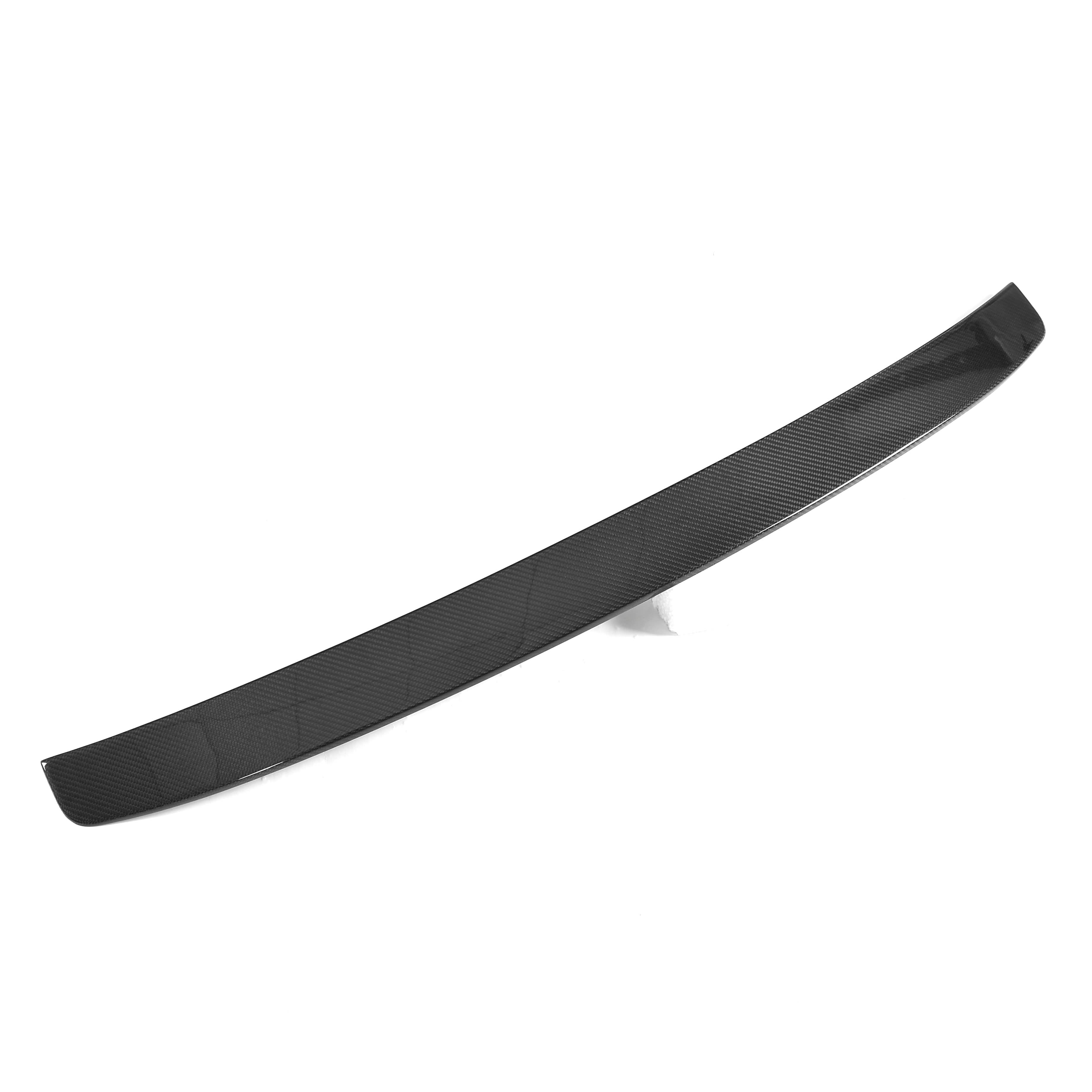 V Style Carbon Fibre Roof Spoiler for Mercedes Benz W205 C Class Coupe 15-21
