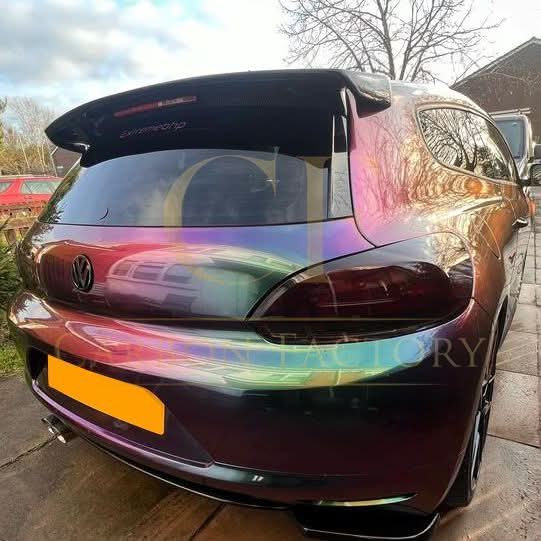 VT Style Carbon Fibre Roof Spoiler for VW Scirocco 09-14