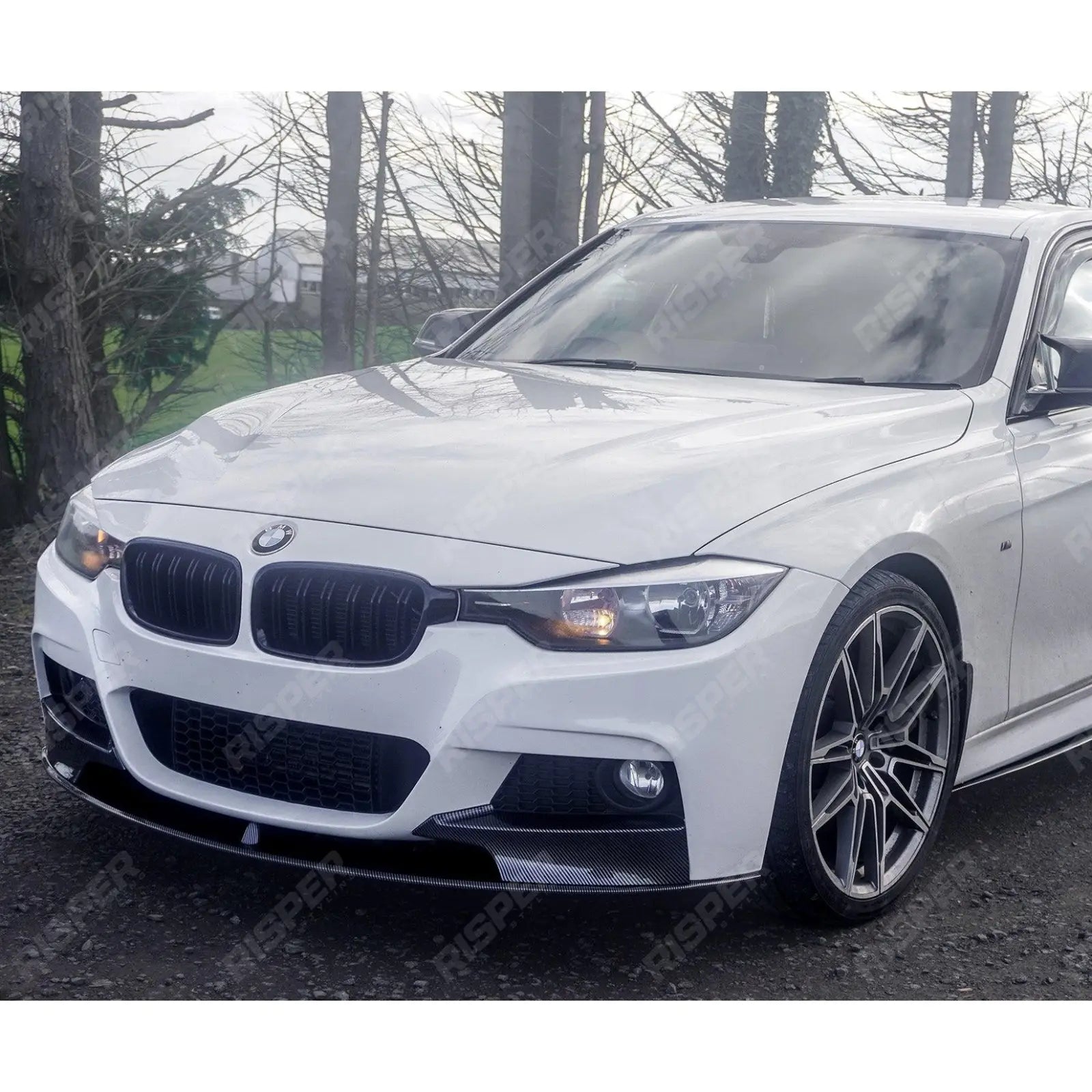 Carbon Look Full Aero Body Kit Diffuser 0___0 For BMW 3 Series F30 M Sport 2012-2018