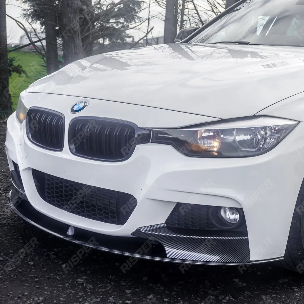 Carbon Look Full Aero Body Kit Diffuser 00___ For BMW 3 Series F30 M Sport 2012-2018