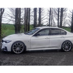 Carbon Look Full Aero Body Kit Diffuser 00__00 For BMW 3 Series F30 M Sport 2012-2018